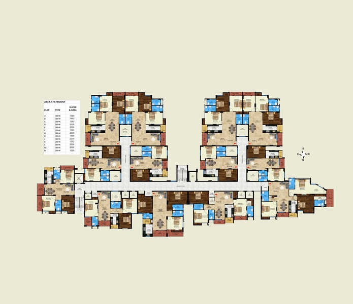 NK Oak Forest floor plan layout